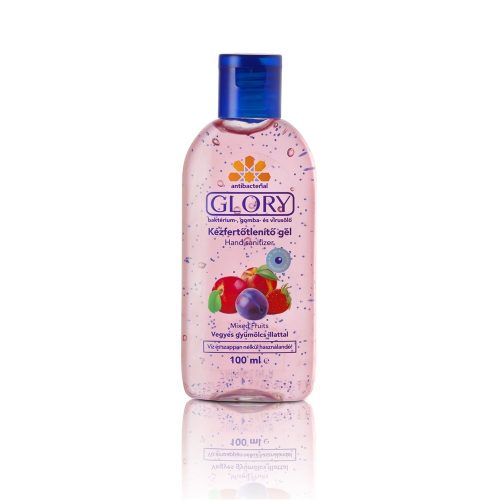 Glory kézfertőtlenítő gél 100 ml vegyes gyümölcs illattal