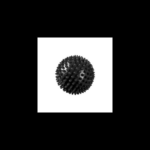 Tüskés masszírozó labda 7,5 cm (fekete)
